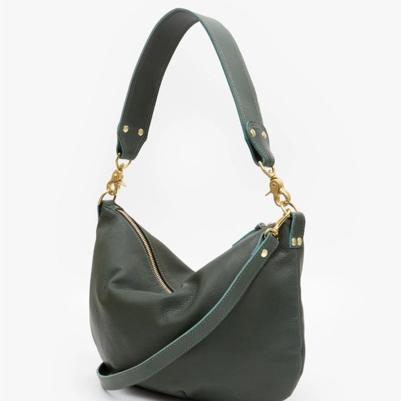 NWT Clare V Moyen Messenger Green - Picture 16 of 16